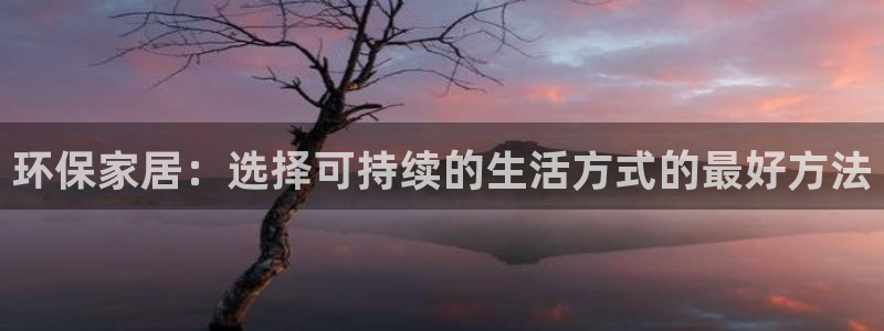 沐鸣2平台靠谱吗：环保家居：选择可持续的生活方式的最好方法